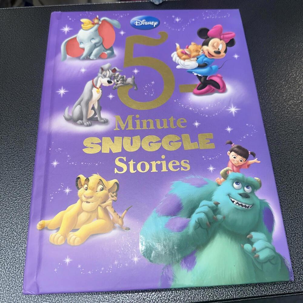 5-Minute Snuggle Stories hardcover Disney Storybook Art